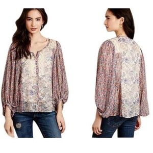 Anthropologie’s HD in Paris Chinoiserie Peasant Blouse 6